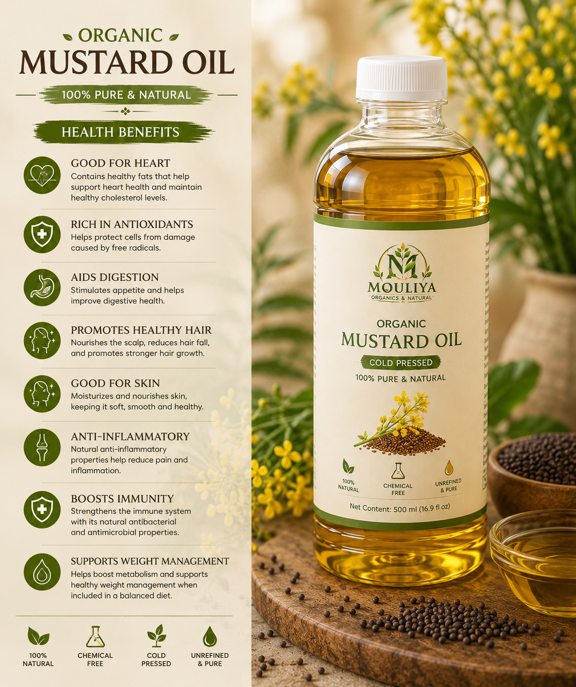 Mustard Oil Cold Pressed