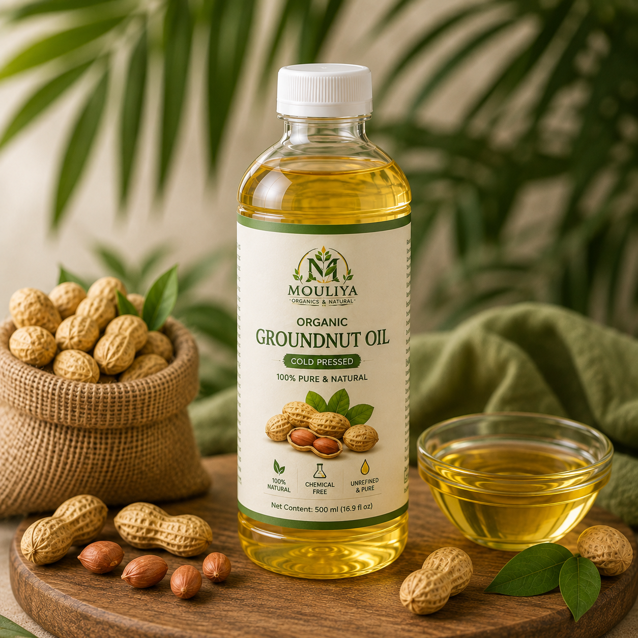 Groundnut Oil Cold Pressed