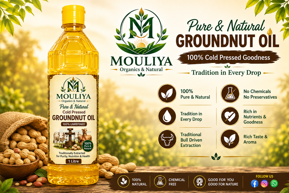 Groundnut Oil Cold Pressed