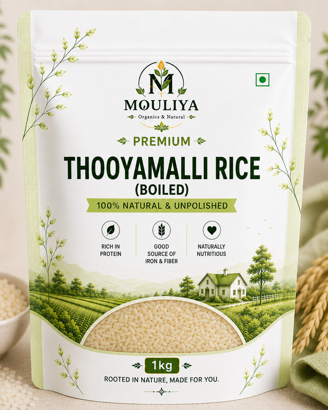 Thooyamalli Rice (Boiled)
