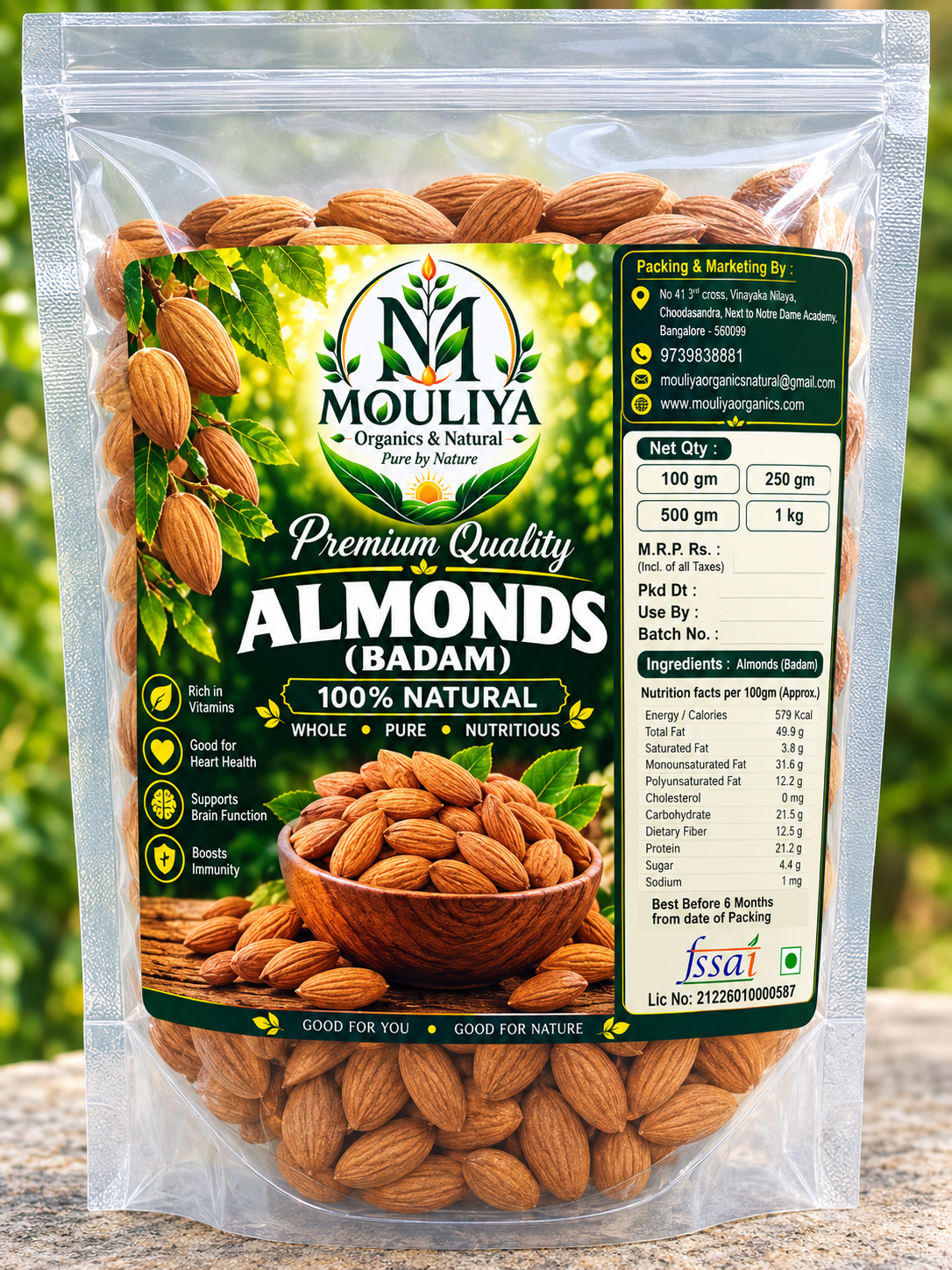 California Almonds / Badam