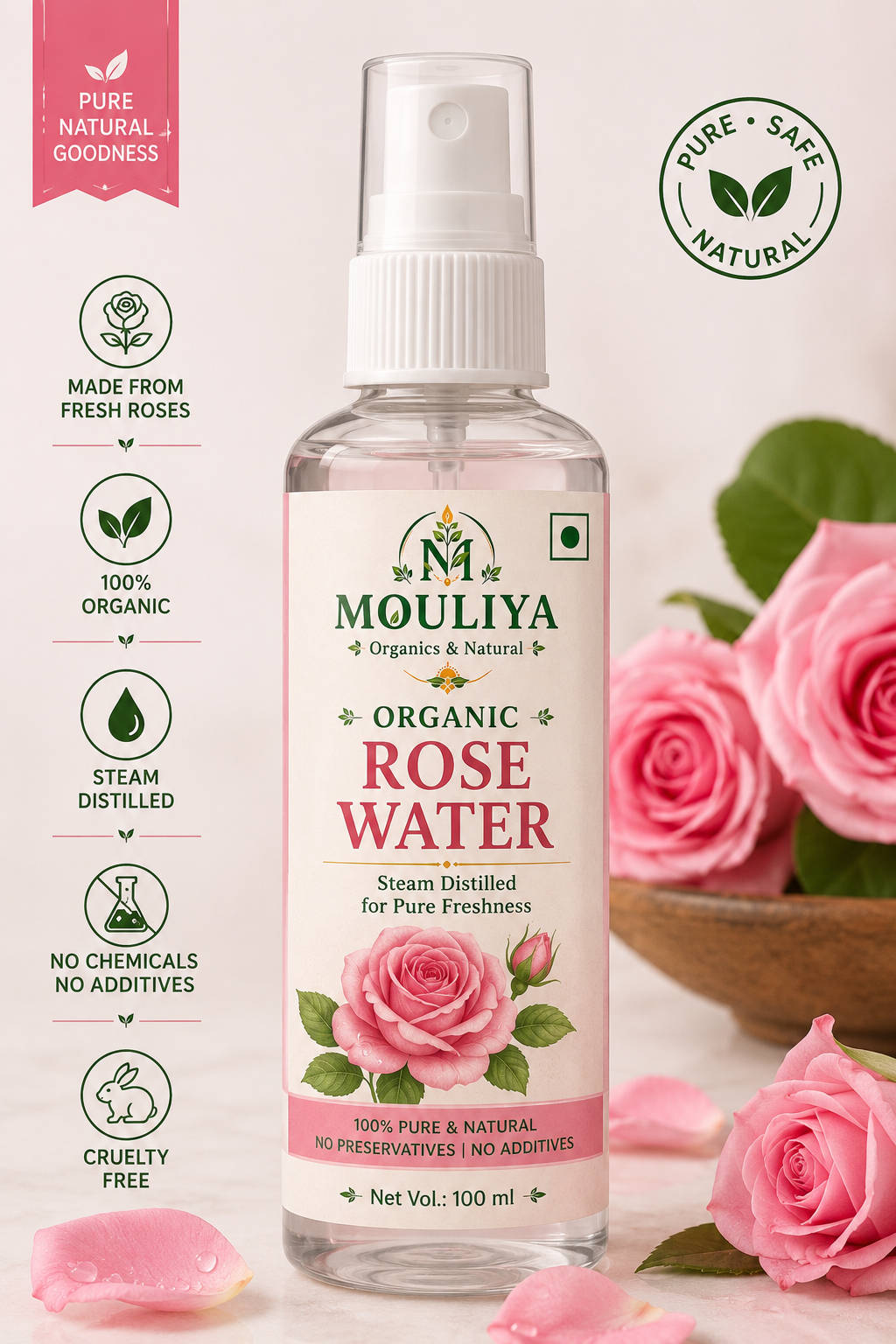 Organic Rose Water